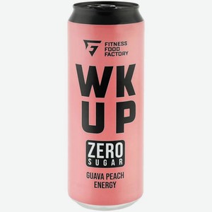 Напиток безалкогольный Wk Up Guava peach energy, 450мл