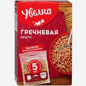 Крупа гречневая Увелка в пакетиках, 5x100г