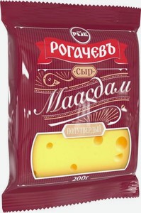 Сыр полутвердый Рогачевъ Маасдам 45% 200 г