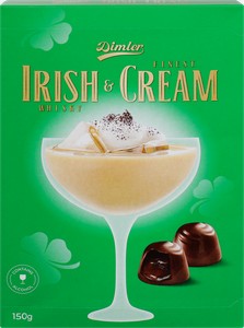 Конфеты DIMLER Irish Whiskey с алкогольной начинкой сливочный ликер, 150г