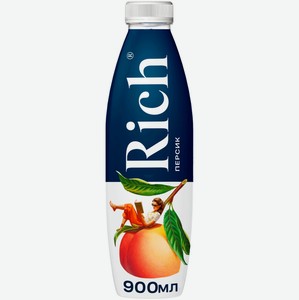 Нектар Rich Персик с мякотью 900 мл