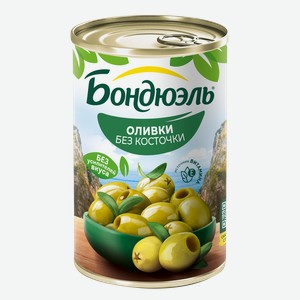 Оливки Bonduelle зеленые без косточки, 300 г