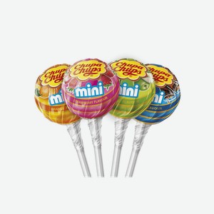 Карамель леденцовая Chupa Chups Mini Ассорти вкусов клубника-яблоко-апельсин-кола, кг