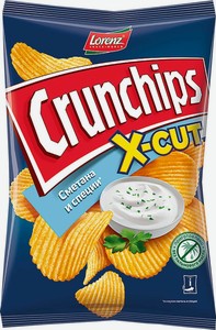 Чипсы картофельные Crunchips X-Cut со вкусом сметаны и специй, 70 г