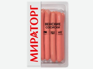 Сосиски Мираторг Венские, 350 г