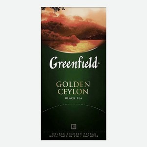 Чай черный Greenfield Golden Ceylon в пакетиках, 25 шт, 50 г