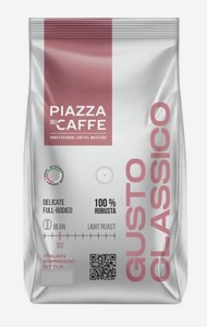 Кофе в зернах Piazza del Caffe Gusto Classico, 900г