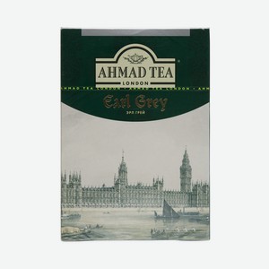 Чай черный Ahmad Tea Earl Grey с ароматом бергамота листовой, 250 г
