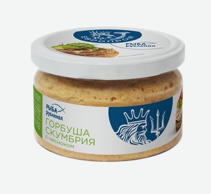 Рыба рубленая Европром горбуша-скумбрия с чесноком, 180 г 