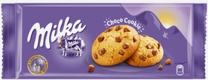 Печенье Milka Choco Cookie с кусочками шоколада, 168 г