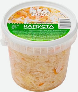 Капуста Традиции Вкуса квашеная с морковью 800г