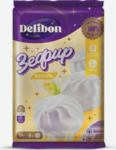 Зефир Delibon с ароматом ванили 310г