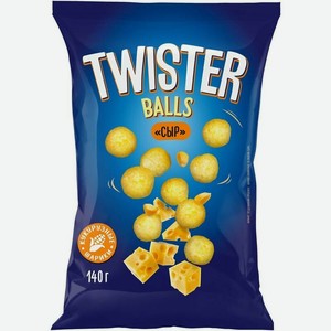 Шарики кукурузные Twister со вкусом сыра, 140г