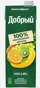 Нектар Добрый Мультифрукт 1,45 л