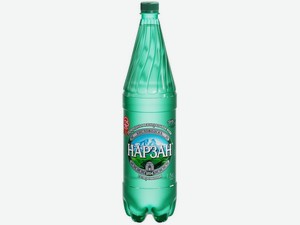 Вода минеральная Нарзан газированная, 1.5 л, пластиковая бутылка