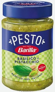 Соус песто Barilla Pesto Basilico e Pistacchio с базиликом и фисташками, 190 г