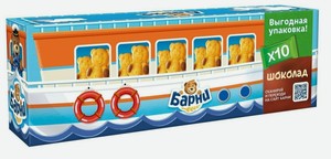 Пирожное, "Барни", с шоколадной начинкой, 300г
