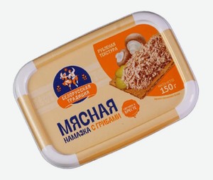 Паштет Белорусская традиция Намазка мясная с грибами 150г