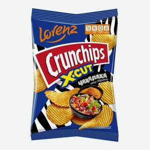Чипсы картофельные Crunchips X-Cut Чакалаки вкус Африки, 70 г