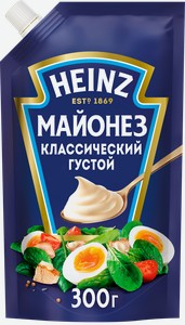 Майонез Heinz Классический 67% 300г
