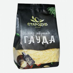 Сыр Стародуб Гауда тертый 45%, 300 г 