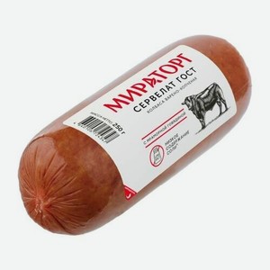 Колбаса Мираторг Сервелат варено-копченая 250г