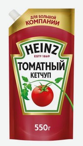 Кетчуп Heinz Томатный, 550 г