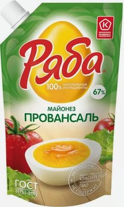 Майонез Ряба Провансаль 67% 192 г