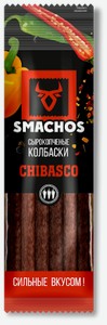 Колбаски Smachos Chibasco сырокопченые, 70 г