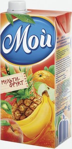 Нектар Мой Мультифрукт с мякотью, 0.95 л, тетрапак