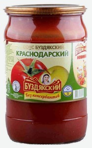 Соус томатный Буздякский Краснодарский, 670 г, стеклянная банка
