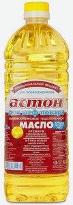 Масло подсолнечное Астон рафинированное дезодорированное, 1.8 л