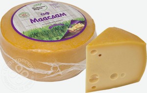 Сыр полутвердый Радость Вкуса Маасдам 45%, весовой