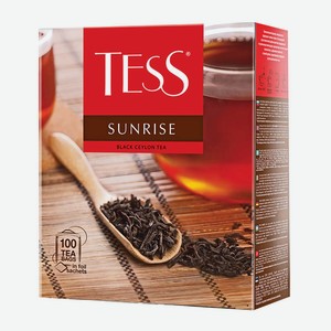 Чай черный Tess Sunrise в пакетиках, 100 шт, 180 г