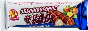 Батончик вафельный Обыкновенное чудо Сливочное, 55 г