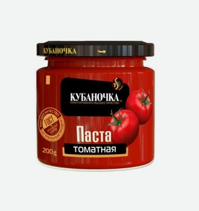 Паста томатная Кубаночка, 200 г