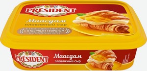 Сыр плавленый President Маасдам 45%, 200 г
