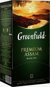 Чай черный Greenfield Premium Assam 25 пак. в упаковке