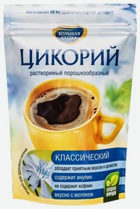 Цикорий Большая Чашка Классический растворимый порошкообразный, 85 г