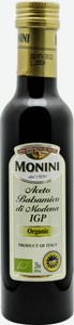 Уксус бальзамический Monini Organic винный из Модены, 250 мл