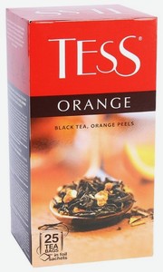 Чай черный Tess Orange в пакетиках, 25 шт., 37.5 г