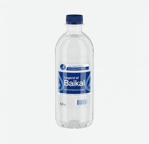 Вода питьевая негазированная Legend of Baikal, 0.5 л 
