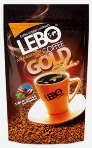 Кофе растворимый Lebo Gold, 100 г, мягкая упаковка