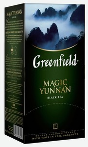 Чай черный Greenfield Magic Yunnan в пакетиках 25 шт, 50 г