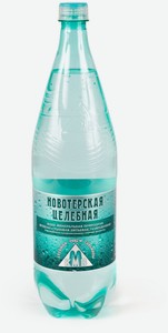 Вода минеральная Новотерская Целебная газированная, 1.5 л, пластиковая бутылка