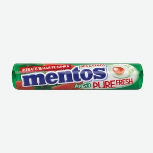 Жевательная резинка Mentos Pure Fresh арбуз, 15.5 г