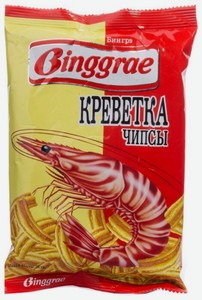 Чипсы пшеничные Binggrae Креветки 50 г
