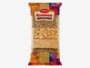 Козинак Азовская кондитерская фабрика, ассорти, 280 г, флоупак