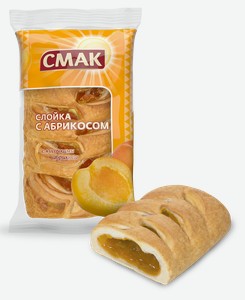 Слойка Смак с абрикосом, 90 г