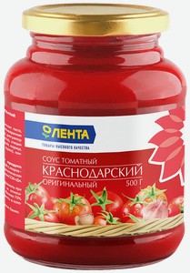 Соус лента Краснодарский томатный, 500г